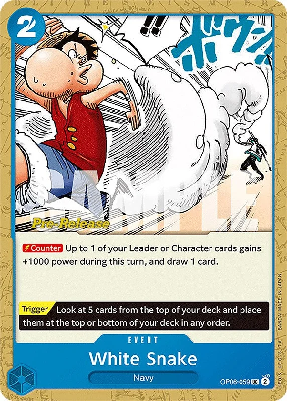 White Snake [Wings of the Captain Pre-Release Cards] Open-back unclassified dresses
