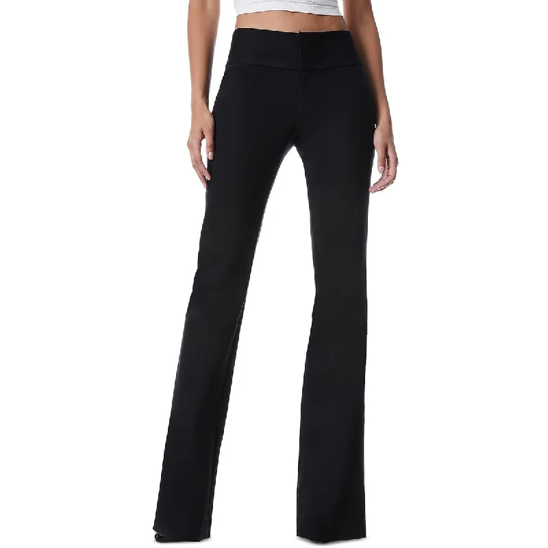Alice and Olivia Womens Boot Cut High Waisted Bootcut Pants Color block unclassified dresses Alice and Olivia Womens Boot Cut High Waisted Bootcut Pants Color block unclassified dresses