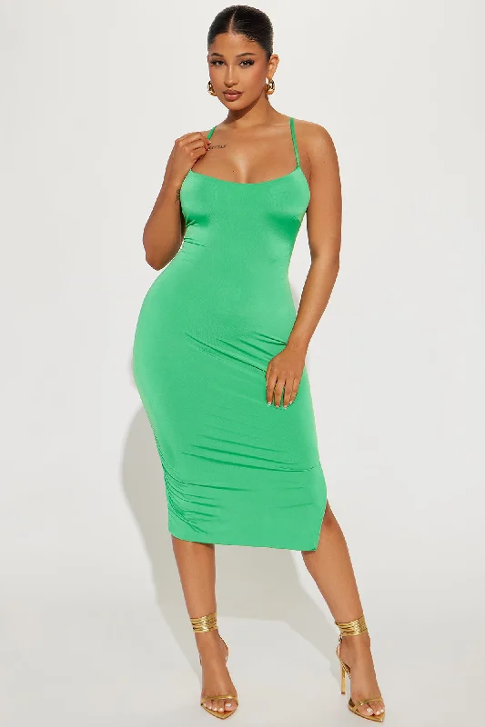 Hanna Midi Dress - Kelly Green
