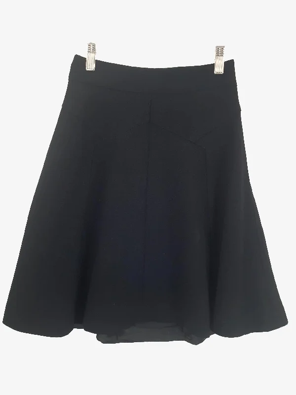 Cue Flowy Panelled A-line Mini Skirt Size 6