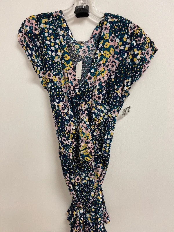 Floral Print Dress Casual Short Loft, Size M Y2K floral dresses